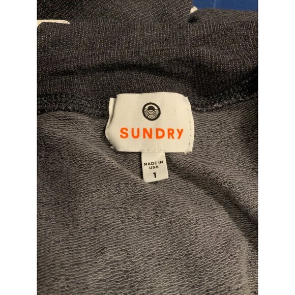 Sundry Dark Blue W/ White Star Pattern Skirt, Size Small (1) - Picture 6 of 6